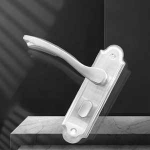 Stainless Steel Bathroom <strong>Handle</strong> Door <strong>Lock</strong> Sliding Glass Door <strong>Lock</strong> Set <strong>Lock</strong> Door <strong>Handle</strong> - Product Image 5