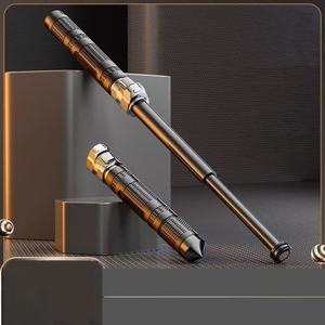 Bâton télescopique automatique, résistant aux couteaux, rétractable en trois sections, brise-vitre, pour voiture - Product Image 6