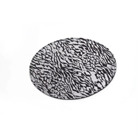 Vente flash - Set de table rond de plage de style américain classique, unisexe, de haute qualité, en plastique PP écologique, diamètre 380 mm, pour usage extérieur