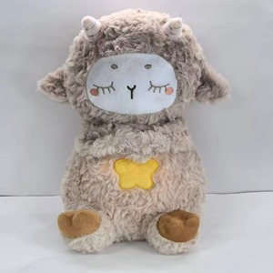 Popolare Peluche di Pecora Marrone Elettrico Respirante Personalizzato all'Ingrosso, Canta e Si Illumina per Calmare <span class=keywords><strong>il</strong></span> Sonno dei Bambini - Product Image 1