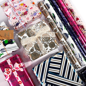 Wholesale 80g Mother's Day Metallic <b>Paper</b> <b>Tissue</b> 43*300cm Gift Luxury Custom Packaging <b>Wrapping</b> <b>Paper</b> Roll - Product Image 3