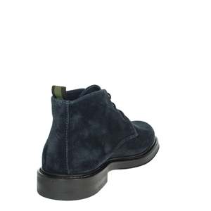 Bottines à lacets pour homme, bleu, taille 45, daim, mode décontractée - Product Image 3