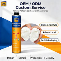 Mousse polyuréthane expansive multi-usages, scellant isolant en spray pour la construction