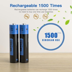 แบตเตอรี่อัลคาไลน์น้ำหนักเบา AAA Lr03 1.5v สำหรับพัดลมขนาดเล็ก - Product Image 4