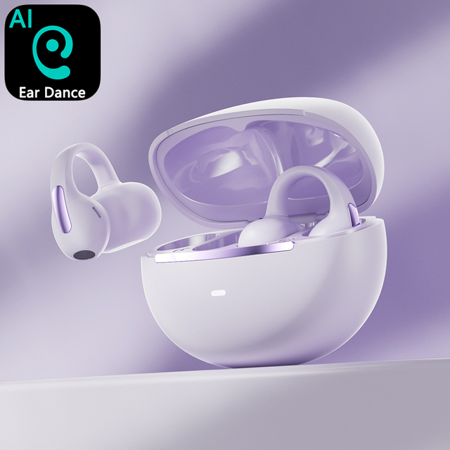 AI Smart Translator Earbuds 164+ Languages Ear-Clip Open Ear Wireless Audio Headphones Bulk Wholesale OEM M136