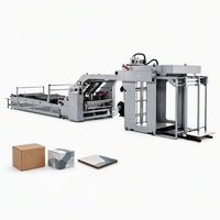 Machine de laminage automatique à grande vitesse pour carton ondulé, équipement de laminage feuille à feuille pour boîtes en carton et papier