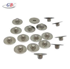 Commercio all'ingrosso della fabbrica di buona qualità Stock 9.5mm metallo ottone/acciaio inox capezzolo rivetto Jeans bottone e rivetto per indumento - Product Image 2