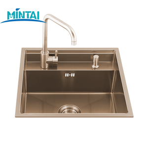 Lavello da Cucina <span class=keywords><strong>Mita</strong></span> in Stile Moderno in Acciaio Inox 304, Vasca Singola Invisibile da 3,0 mm con Coperchio, Servizio OEM e Modellazione 3D - Product Image 3
