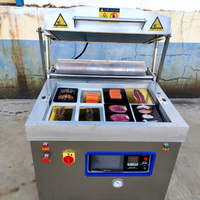 Plateau alimentaire pour aliments, crevettes, viande, poisson, machine d'emballage sous vide pour la peau, machine de scellage sous vide, prix