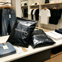 Sacs d'expédition en polyéthylène biodégradable imprimés sur mesure, enveloppes de courrier, sacs de courrier express, sacs de courrier pour vêtements