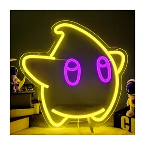 The Best Price Cartoon Sexy Girl Comics Kaws Neon Sign Smoke Neon Signs For Wall Bedroom