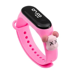 oem odm Customize Logo Cute Cartoon Kids watches LED Touch Waterproof Bracelet Boys Girls Led Digital Watches