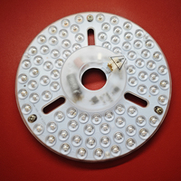 Module de plafonniers LED 220V 24W 3CCT Dimmable Blanc Chaud Source de lumière LED de remplacement pour intérieur