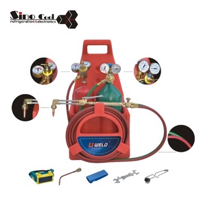 <strong>Welding</strong> Equipment Portable Oxygen Acetylene <strong>Welding</strong> Cutting Torch Tank <strong>Kit</strong> UW-1515A - Product Image 2