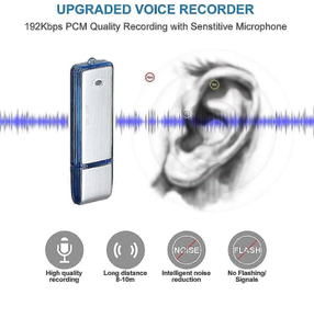 Ý tưởng sản phẩm mới 2025 OEM một cú nhấp chuột ghi âm <span class=keywords><strong>mini</strong></span> ghi âm giọng nói 192kbps ghi âm giọng nói kỹ thuật số - Product Image 4