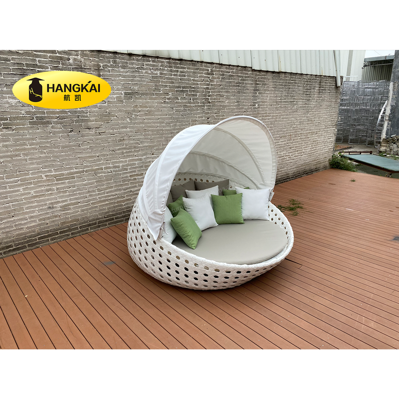 Modern Outdoor Beach Sun Lounger Rope