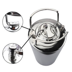 छोटे बैच घरेलू कॉर्नी केग 1.6 / 2.3 / 2.6 / 3.1 / 4 / 5 / 6.4 गैलन बॉललॉक पोस्ट कॉर्नेलियस केग्स - Product Image 4