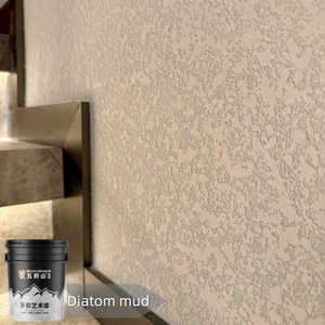 Peinture murale acrylique inodore durable Wufushan, <span class=keywords><strong>prix</strong></span> usine, haute qualité, écologique, facile à nettoyer, application au pinceau - Product Image 6