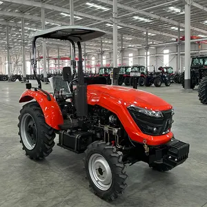 2024 Hoge Kwaliteit 4X4 Mini Tractor 50hp Tractor Met Maatwerk Stijl Band En Kleur