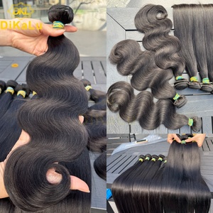 Premium Quality Body Wave Remy Virgin Brazilian Human Hair Double Drawn Cuticle Aligned Hair Bundles - Product Image 2