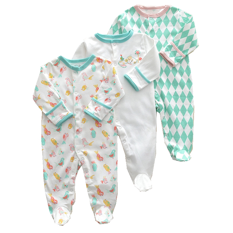 Различный дизайн; Комплект из 3 предметов; Оптовая продажа; Одежда для новорожденных с длинными рукавами