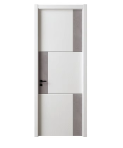Kunden spezifische Massivholz-Innentüren Moderne schwingende wasserdichte Schall dämmung wohnungen Häuser Limited Stock Badezimmer - Product Image 4