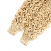 Extensiones de Cabello Virgen Genius Weft de Venta Directa del Proveedor, Doble Trama, Color Marrón Oscuro y Rizado