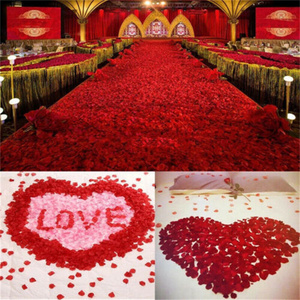 Pétalos de Rosa artificiales de puntos de fiesta, arreglo DIY, pétalos para extender a mano, decoración de cama para habitación de boda, <span class=keywords><strong>accesorios</strong></span> de <span class=keywords><strong>matrimonio</strong></span> - Product Image 4