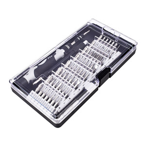 Weeks 60 In 1 Watch And Mobile Phone Repair Tool Set Chrome Vanadium Steel Magnetic Screwdriver Kit With Plastic Handle - Product Image 2