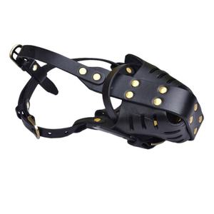 Bozales ajustables de cuero para mascotas, boquillas antimordeduras para perros, de buena calidad - Product Image 3