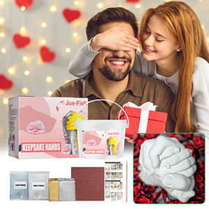 Poudre d'alginate pour <span class=keywords><strong>moulage</strong></span> de mains <span class=keywords><strong>3D</strong></span>, <span class=keywords><strong>kit</strong></span> de <span class=keywords><strong>moulage</strong></span> de mains en argile, cadeau unique pour bébés et couples - Product Image 3