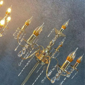 Lt250043 thanh <span class=keywords><strong>l</strong></span>ịch vàng đa đầu pha <span class=keywords><strong>l</strong></span>ê ánh sáng đường cho đám cưới <span class=keywords><strong>l</strong></span>ối đi trang trí và tổ chức sự kiện bên sắp xếp ánh sáng - Product Image 3