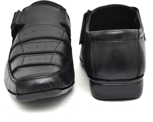 Sandales en cuir massif de style luxueux pour hommes, avec confort respirant, amorti doux et style décontracté pour l'extérieur - Product Image 2