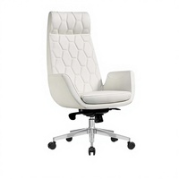 Silla de Oficina de Diseño de Lujo Ligero, de Aleación de Aluminio, con Base de 5 Estrellas, Reposabrazos Fijos, Diseño Ergonómico, Altura Ajustable, para el Hogar