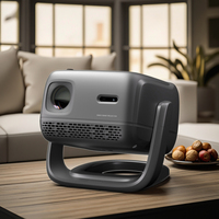 Mini projecteur LCD intelligent portable 1080P avec autofocus et haut-parleurs intégrés pour home cinéma