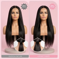 Perruques Lace Front Pré-Coupées Cheveux Humains Prêtes à Porter Sans Colle 13x4 Dentelle HD Idéales pour Débutantes Cheveux Vierges Naturels Couleur Naturelle