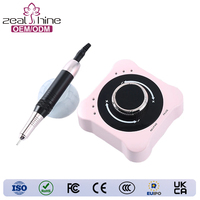 Ponceuse à ongles électrique de bureau rechargeable 35000 tr/min, personnalisable pour salon et usage domestique, populaire, avec prise US/UK
