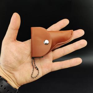 Funda de Cuero Táctica para Llavero de Pistola, Funda Protectora para Pistola en Miniatura, para Modelo de Aleación a Escala 1:3 - Product Image 2
