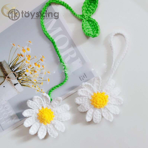 ToysKing fábrica personalizada lindo <span class=keywords><strong>Amigurumi</strong></span> hecho a mano girasol ganchillo decoración pedante <span class=keywords><strong>libro</strong></span> marca para tienda - Product Image 6