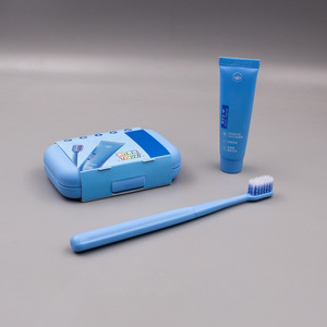 Travel <b>Toothbrush</b> And Toothpaste Set Portable Folding Brush <b>Case</b> For Adults 80.2g Manual Oral Care Kit - Product Image 2