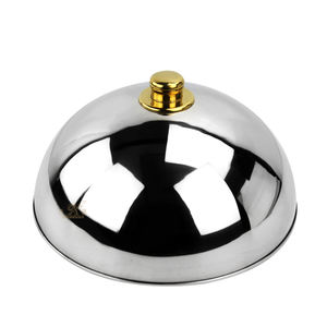 Tapa de Acero Inoxidable para Teppanyaki, Tipo Domo, para Restaurante, Ecológica, para Servir en la Cocina, 25.5/32.5cm - Product Image 3