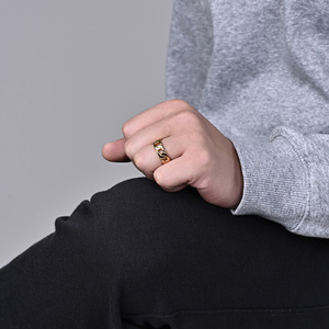 Instagram-worthy, unisex, street-style Cuban chain <b>rings</b> are a popular accessory <b>for</b> <b>men</b> and women, exuding an artistic and soph - Product Image 3