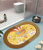 Ensemble de salle de bain personnalisé : rideau de douche, tapis de sol et tapis de toilette pour la décoration de la salle de bain à domicile