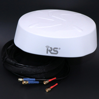 Antenne combinée omnidirectionnelle verticale de couleur blanche pour véhicule/yacht, logo personnalisé, multifonctionnelle, MIMO 4G/5G LTE/WiFi/GPS