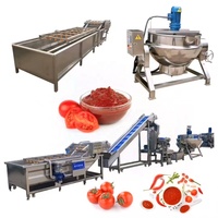 Machine de fabrication de ketchup de tomates entièrement automatique pour usage commercial, ligne de production de purée de tomates, de sauce tomate et de mayonnaise