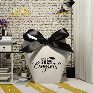 Boîte en papier rectangulaire réutilisable <span class=keywords><strong>Ming</strong></span> Fan, petite, très vendue, pour chapeau de doctorat et de licence, idéale pour les fêtes de remise des diplômes et les cadeaux. - Product Image 2