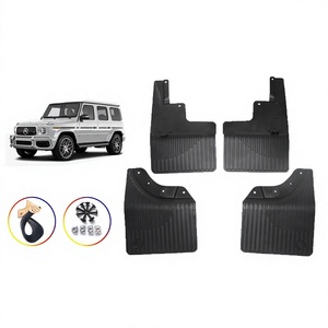 แผ่นกันโคลนรถยนต์พลาสติกสีดำสำหรับ Mercedes-Benz G-Class ปี 2019-2025 - Product Image 5
