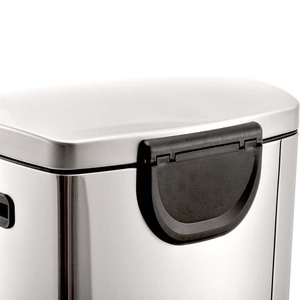 Văn Phòng Thùng Rác Bin 12L + 50L Hình Chữ Nhật Chân Bước Thép Không Gỉ Thùng Rác Có Thể - Product Image 4