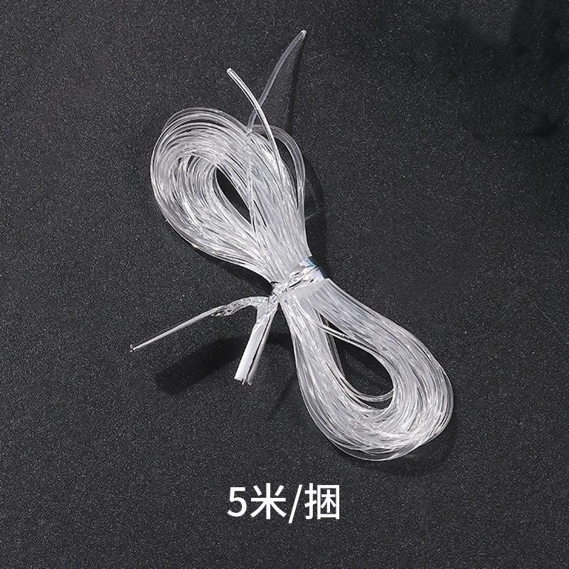 Transparent crystal elastic yarn [Approximately 5 meters per bundle]