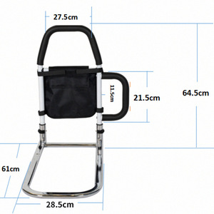 Foldable Bedside Handrail 64.5Cm X 28.5Cm X 61Cm Anti <b>Slip</b> For Elderly Pregnant <b>Women</b> No Installation Required - Product Image 1